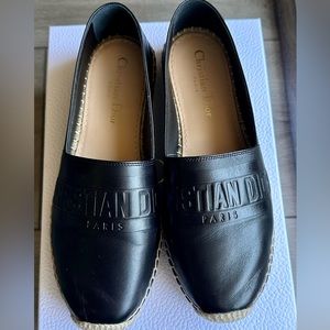 Authentic Dior Noir Leather Granville Size 37.5